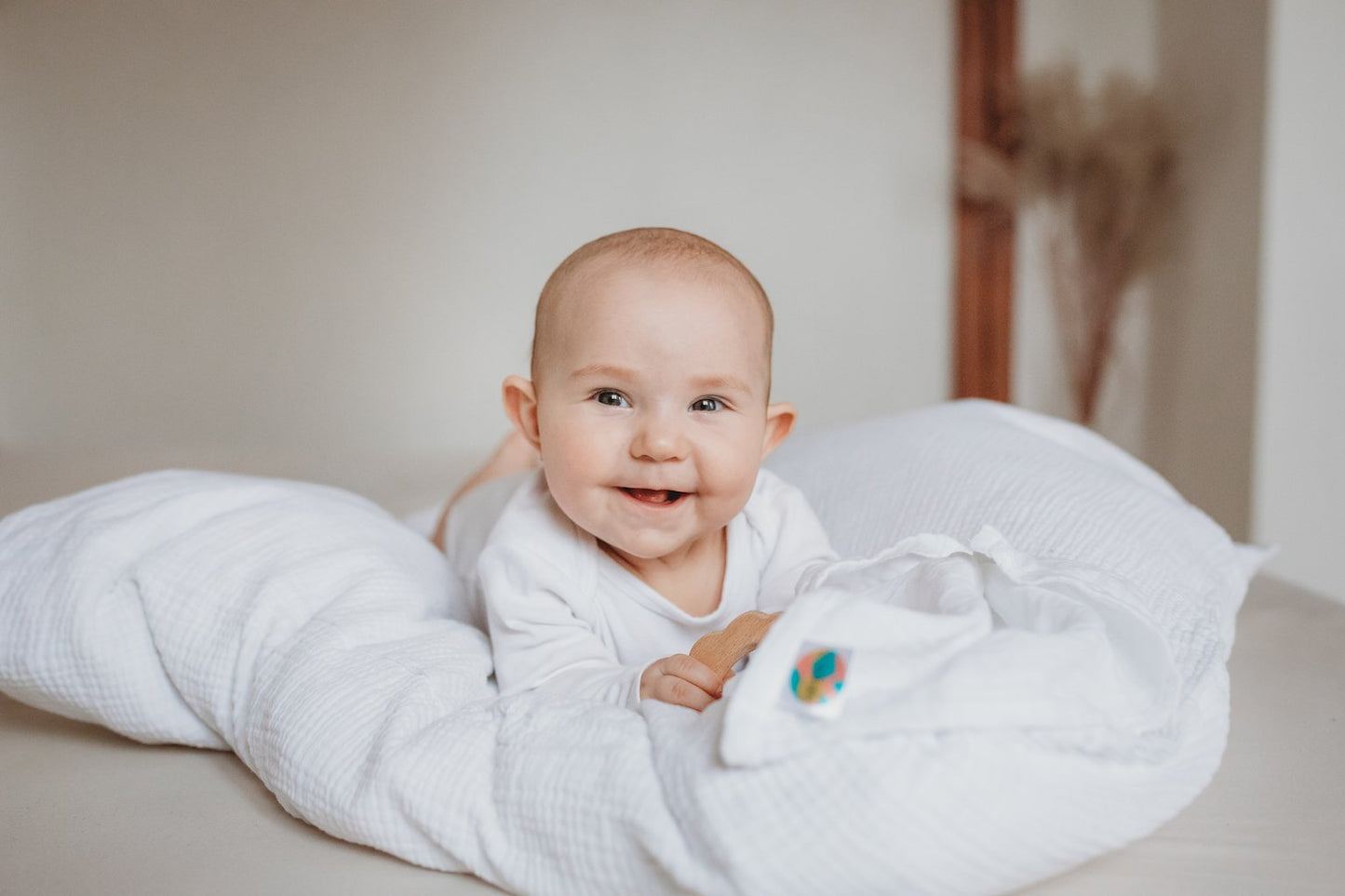 Péřová zavinovačka Karamel